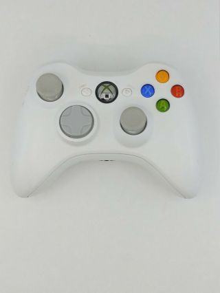 Microsoft Xbox 360 Wireless Controller Special Rare White Oem - Same Day
