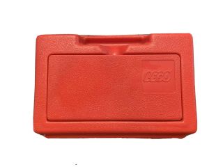 Vintage 1980s Red Lego Carry Case Storage Container Made In Usa 11.  5”x7.  5”
