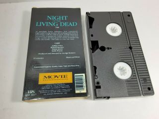 George Romero’s Night of the Living Dead (1986) VHS Rare Movie Classics 2