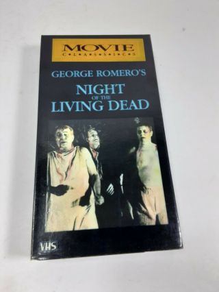 George Romero’s Night of the Living Dead (1986) VHS Rare Movie Classics 3