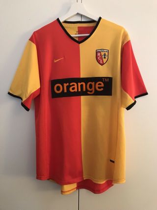 Rare Nike Racing Club Lens France Football Shirt Medium