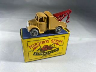 Matchbox Series No 13 Wreck Truck Made In England By Lesney Rare Toy Rare