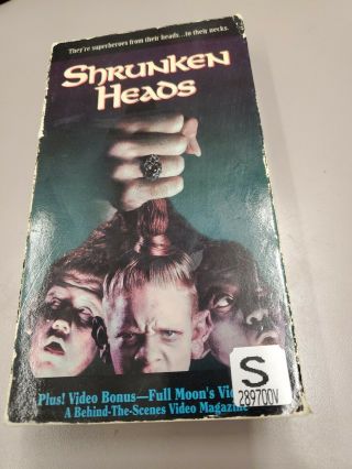 Shrunken Heads (vhs) Rare 1994 Cult Horror Stars Meg Foster