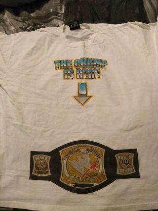 Wwe John Cena Chain Gang Soldier Wrestling T Shirt Worn Once Rare Xxl