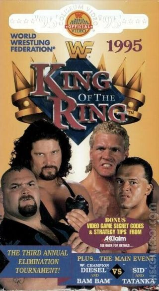 Wwf Wwe King Of The Ring 1995 Ppv Vhs Video Rare Shawn Michaels The Undertaker