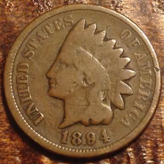 1894 Indian Head Penny Cent Details Rare Us Coin 131