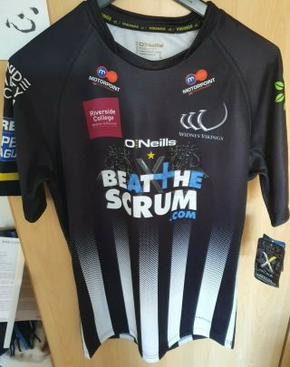 Widnes Vikings Offical Home Shirt 2018 (large) Rare.