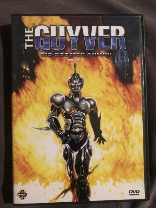 The Guyver Bio - Booster Armor - Volume 1 (dvd,  2003) Manga Htf Rare Oop