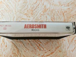 AEROSMITH Cassette 1976 Rocks Back In The Saddle Rats In The Cellar Rare NM ^ 2