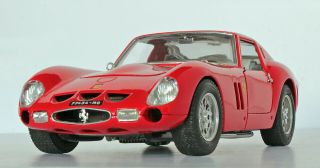(rare) 62 Bburago Ferrari 250 Gto (red) 1:18 Die Cast (no Box) Made In Italy