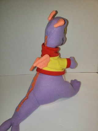 Rare Vintage 1982 Walt Disney World Figment Plush Doll Purple Dragon Epcot 12 