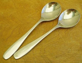 Vintage Retro 70s/80s Hm&co Thrift Cutlery Rare Table Spoons X2 By David Mellor