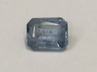 Rare 3.  63 Carats Emerald Cut Aquamarine Gemstone Aq14