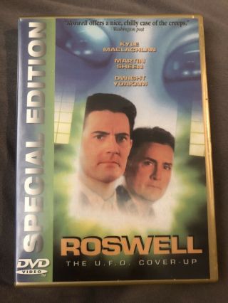 Roswell: The U.  F.  O.  Cover - Up (dvd,  2001) Kyle Maclachlan Martin Sheen Rare Oop