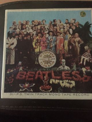 The Beatles : Sgt Pepper’s Lonely Hearts Club Band.  Very Rare Uk Reel To Reel Ex
