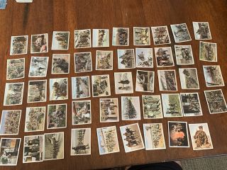 Wwi Military History 49 Rare Pre Wwii German Cigarette Tobacco Cards Orig.  Nr