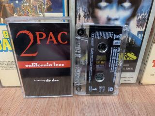2pac Feat.  Dr Dre - California Love (mega Rare Uk Cassette Tape)