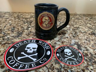 Death Wish Coffee Mug Rare 2016 In Coffee We Trust George Washington 2004/3700