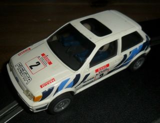 Scalextric Rare Vintage Ford Fiesta Xr2i Touring / Rally Car 2