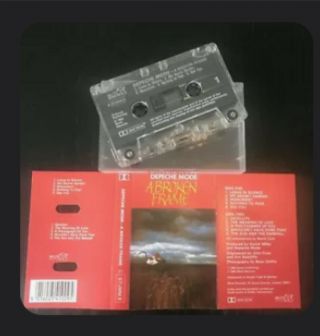 Depeche Mode A Broken Frame Rare Wraparound Sleeve Uk Mute Audio Tape Cassette