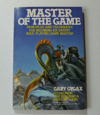 Gary Gygax Master Of The Game Paperback Book Dnd Rare