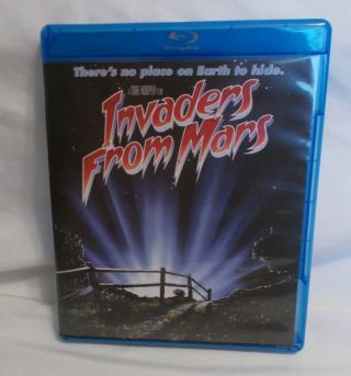 Invaders From Mars (1986 Blu - Ray) Scream Factory Rare Oop