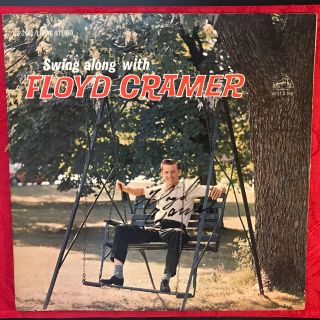 Floyd Cramer Autographed Album (elvis Presley Pianist) Very Rare - Hand Signed