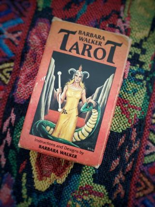 Vintage Rare Barbara Walker 78 Card Tarot Deck 1986