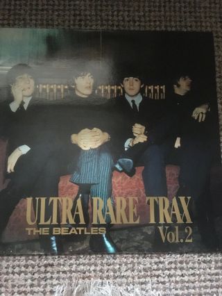 The Beatles - Ultra Rare Trax Vol.  2 Swingin’ Pig Blue Marbled Vinyl Record Lp