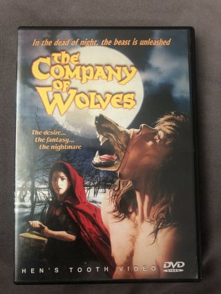 The Company Of Wolves (dvd,  2002,  Widescreen Version) Hen 