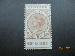 South Australia Stamps: 1/ - Brown Rare (h58)