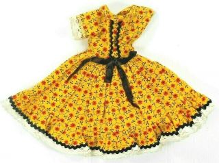 Barbie Vintage Fitting Ideal Floral Dress Kellogg 