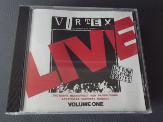 Live At The Vortex Vol 1 1995 Cd Punk Rock The Wasps Bernie Torme Maniacs Rare