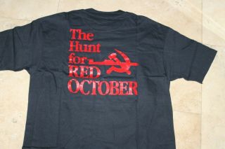 The Hunt For Red October Rare T - Shirt Movie Promotional Cast & Crew 2