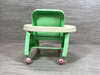 Vintage Coleco Cabbage Patch Kids Walker Play Chair Seat Roller 1986 3