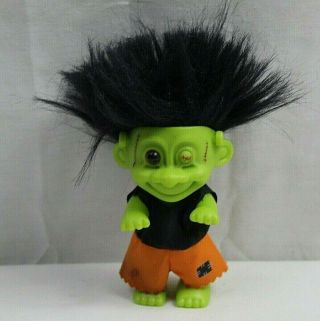 Rare Vintage Russ One Eyed Halloween Frankenstein Troll 5 In.  Tall Collectable
