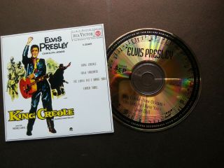 Elvis Presley - King Creole (rare Spanish 4 Track Cd Ep - Gold Disc In Card Cvr)