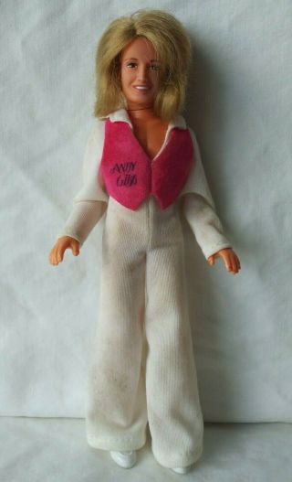 Vintage 1979 Ideal Toy Andy Gibb Disco Dancing Celebrity Doll Stained Clothes