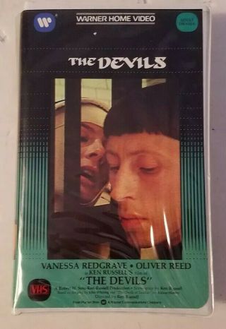 The Devils Ultra Rare Horror Vhs Warner Home Video Clamshell Ken Russell 1971