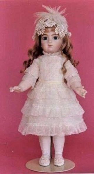 16&18&20 " Antique Jumeau - German Child Doll@1911 French Hand Sew Dress Hat Pattern