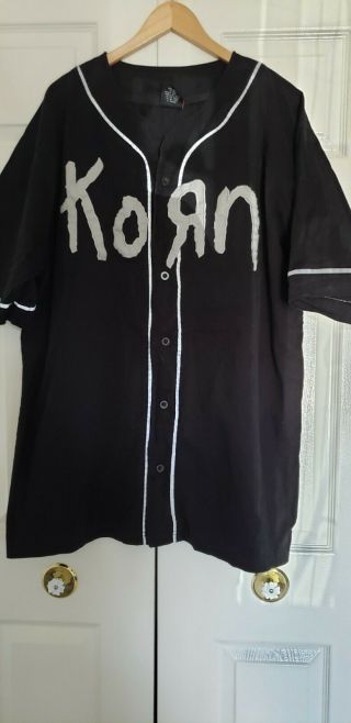 Rare Vintage Korn Issues Baseball Jersey.