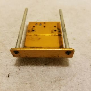 Vintage Team Associated Rc10 Gold Tub Buggy Front Plate And Tubes Rare Ae.
