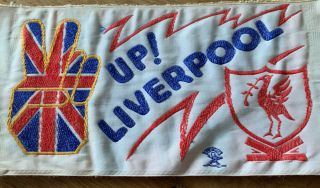 Liverpool Football Sew On Sports Patch 1970s Very Rare