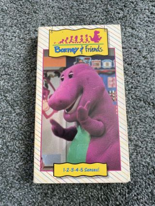 Barney And Friends Vhs 1 2 3 4 5 Senses Time Life Video Rare 1992 Read Descrip