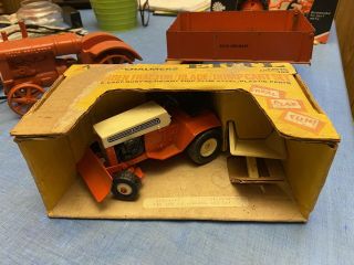 Vintage Ertl Allis Chalmers Lawn & Garden Tractor 151 Rare Orange Box Farm Toys