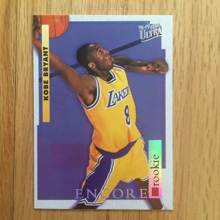 1996 - 97 Kobe Bryant Fleer Ultra Encore Rookie Rc 266 Invest Rare Mamba $400