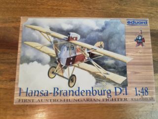 Hansa - Brandenburg D.  1 1/48 Scale By Eduard Rare Kit Painted Cpics