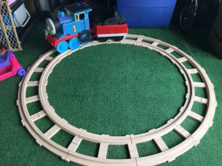 Thomas The Train Rare Vintage Peg Perego Ride - On Motorized With Tracks Charger