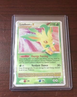 Leafeon Lv X - 99/100 - Ultra Rare Majestic Dawn Pokemon