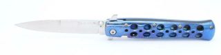 Discontinued Rare Cold Steel Ti - Lite Knife Titanium Handle Blue 26sb No Box